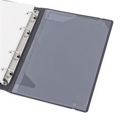 Verde A5 4 gyűrűs 3x30 vegyes lappal türkiz gyűrűs mappa