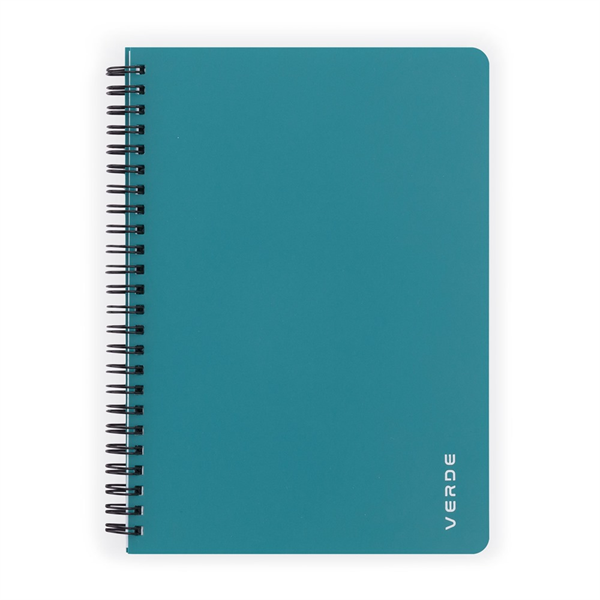 Verde A5 60 lapos PP türkiz vonalas spirálfüzet