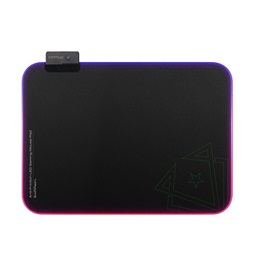 Vertux Egérpad - SWIFTPAD L (328mm x 250mm, csúszásmentes, RGB LED, fekete)