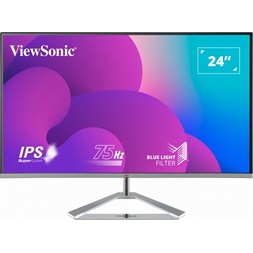 ViewSonic 23,8" VX2476-SMH FHD IPS HDMI/VGA ezüst monitor