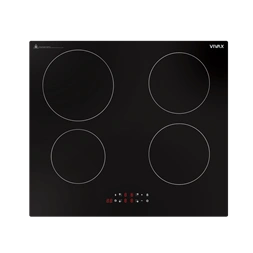 Vivax BH-04MIN fekete, beépíthető, indukciós, főzőzóna: 4, beépíthető méret: 52cm, főzőlap