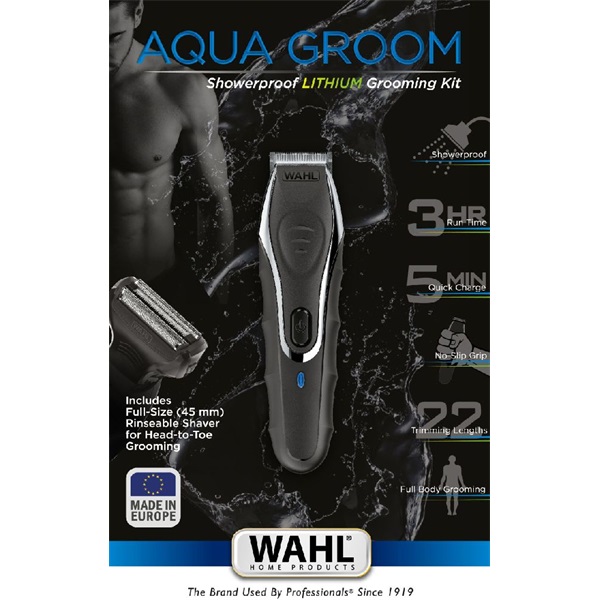 Wahl Aqua Groom száraz/nedves haj-, szakáll- és szőrnyíró