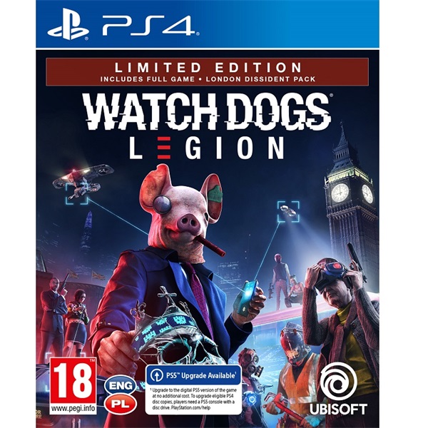 Watch Dogs Legion Limited Edition PS4/PS5 játékszoftver (Újszerű)