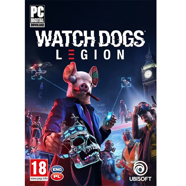 Watch Dogs Legion PC játékszoftver (Újszerű)
