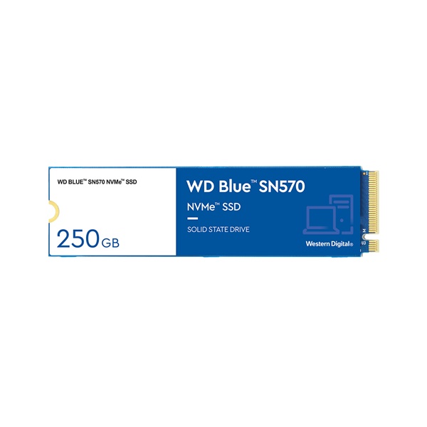 Western Digital 250GB M.2 2280 SN570 NVMe Blue (WDS250G3B0C) SSD