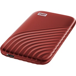 Western Digital 2TB USB 3.2 My Passport (WDBAGF0020BRD) piros külső SSD