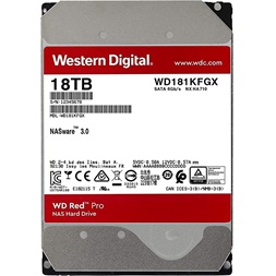 Western Digital 3,5" 18000GB belső SATAIII 7200RPM 512MB RED PRO WD181KFGX winchester 5 év