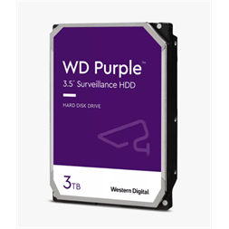 Western Digital 3,5 3000GB belső SATAIII 5400RPM 64MB PURPLE WD30PURX merevlemez