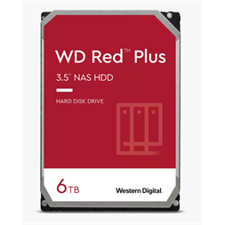 Western Digital 3,5" 6000GB belső SATAIII 5400RPM 128MB RED PLUS WD60EFZX winchester 3 év