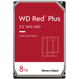 Western Digital 3,5" 8000GB belső SATAIII 7200RPM 256MB RED PLUS WD80EFBX winchester 3 év