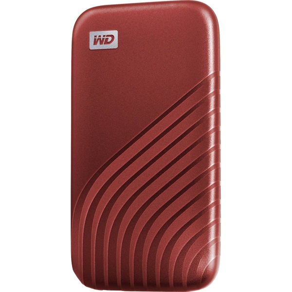 Western Digital 500GB USB 3.2 My Passport (WDBAGF5000ARD) piros külső SSD