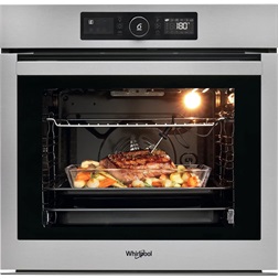 Whirlpool AKZ9 9480 IX inox, beépíthető, sütőtér: 73L, grill, légkeverés, pirolitikus, sütő