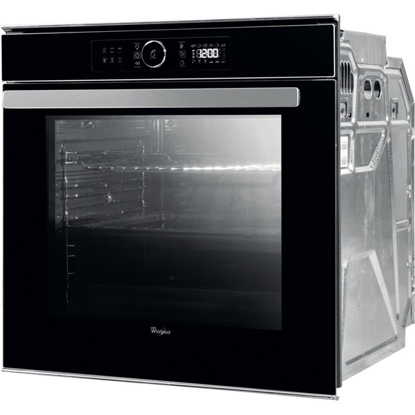 Whirlpool AKZM 8480 NB fekete, beépíthető, sütőtér: 73L, grill, légkeverés, pirolitikus, sütő