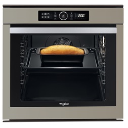 Whirlpool AKZM 8480 S ezüst, beépíthető, sütőtér: 73L, grill, légkeverés,  pirolitikus, sütő