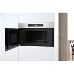 Whirlpool AMW 423 IX 1300W 22L inox beépíthető mikrohullámú sütő