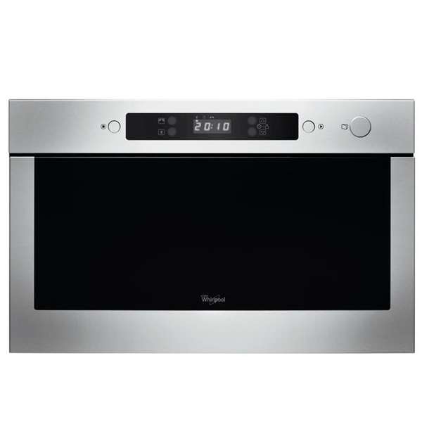Whirlpool AMW 423 IX 1300W 22L inox beépíthető mikrohullámú sütő