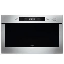 Whirlpool AMW 423 IX 1300W 22L inox beépíthető mikrohullámú sütő