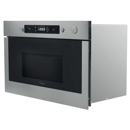 Whirlpool AMW 439/IX 750W 22L inox beépíthető mikrohullámú sütő