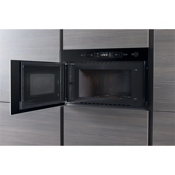 Whirlpool AMW 439/NB 750W 22L fekete beépíthető mikrohullámú sütő