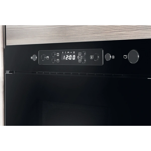 Whirlpool AMW 439/NB 750W 22L fekete beépíthető mikrohullámú sütő