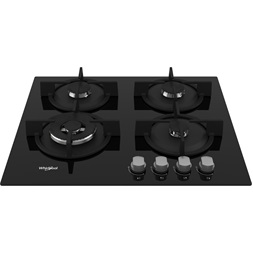 Whirlpool GOR 625/NB1 fekete, beépíthető, gáz, főzőzóna: 4, beépíthető méret: 56cm, főzőlap