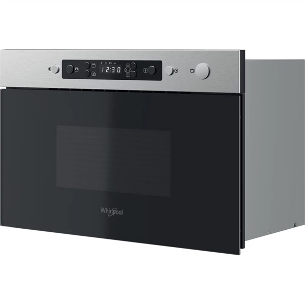 Whirlpool MBNA920X 750W 22L inox beépíthető mikrohullámú sütő