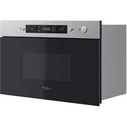 Whirlpool MBNA920X 750W 22L inox beépíthető mikrohullámú sütő