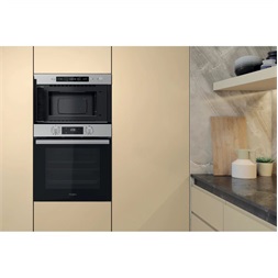 Whirlpool MBNA920X 750W 22L inox beépíthető mikrohullámú sütő