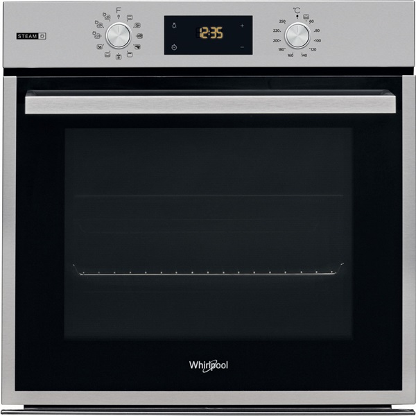 Whirlpool OAS KN8V1 IX inox, beépíthető, sütőtér: 71L, grill, sütő