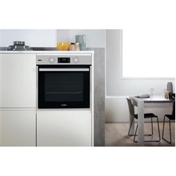 Whirlpool OAS KP8V1SW IX inox, beépíthető, sütőtér: 71L, grill, pirolitikus, sütő