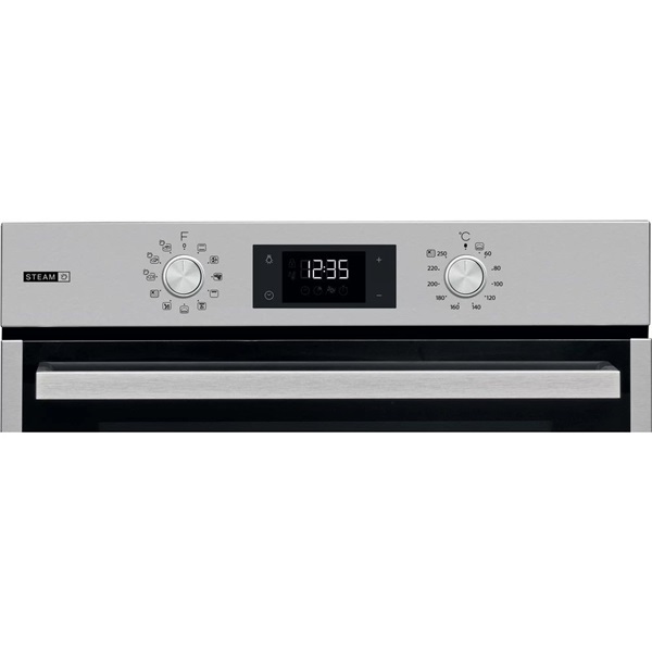 Whirlpool OAS KP8V1SW IX inox, beépíthető, sütőtér: 71L, grill, pirolitikus, sütő