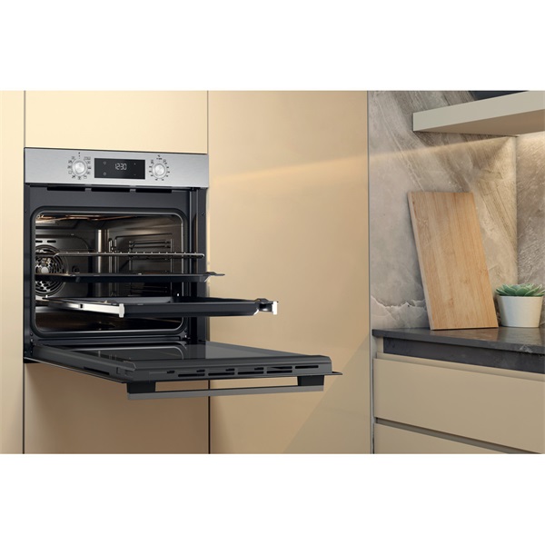 Whirlpool OMK58HU1X inox, beépíthető, sütőtér: 71L, hidrolitikus, sütő