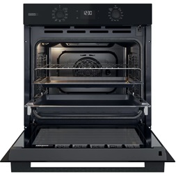 Whirlpool OMSK58RU1SB fekete, beépíthető, sütőtér: 71L, grill, pirolitikus, sütő