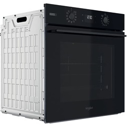 Whirlpool OMSK58RU1SB fekete, beépíthető, sütőtér: 71L, grill, pirolitikus, sütő