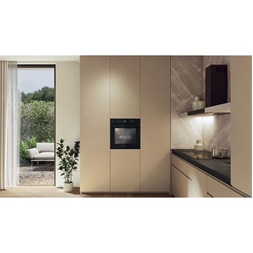 Whirlpool OMSK58RU1SB fekete, beépíthető, sütőtér: 71L, grill, pirolitikus, sütő