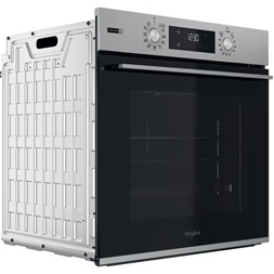 Whirlpool OMSK58RU1SX inox, beépíthető, sütőtér: 71L, grill, pirolitikus, sütő