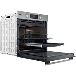 Whirlpool OMSK58RU1SX inox, beépíthető, sütőtér: 71L, grill, pirolitikus, sütő