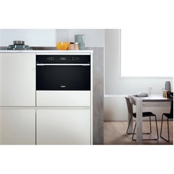 Whirlpool W7 MD440 NB 1000W 31L fekete beépíthető mikrohullámú sütő