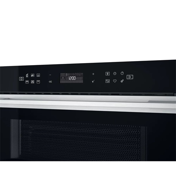 Whirlpool W7 MD440 1000W 31L inox beépíthető mikrohullámú sütő