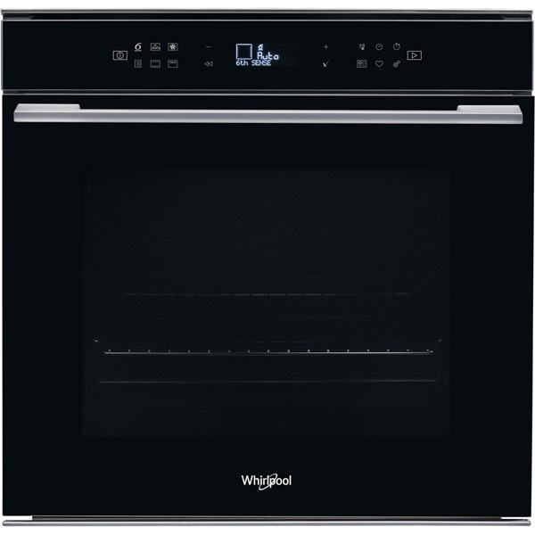 Whirlpool W7 OM4 4S1 P BL fekete, beépíthető, sütőtér: 73L, grill, légkeverés, pirolitikus, sütő
