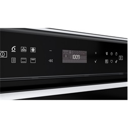 Whirlpool W7 OM4 4S1 P BL fekete, beépíthető, sütőtér: 73L, grill, légkeverés, pirolitikus, sütő