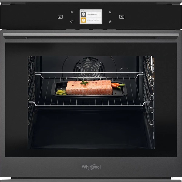 Whirlpool W9 OM2 4S1 P BSS fekete, beépíthető, sütőtér: 73L, grill, légkeverés, pirolitikus, sütő