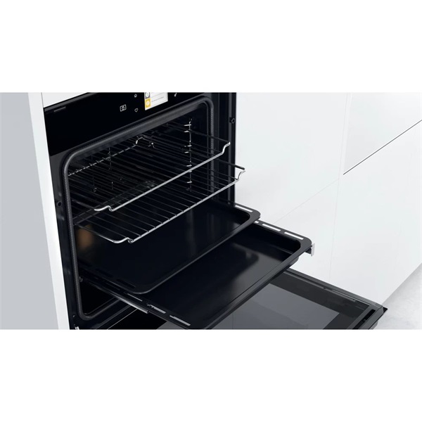 Whirlpool W9 OM2 4S1 P BSS fekete, beépíthető, sütőtér: 73L, grill, légkeverés, pirolitikus, sütő
