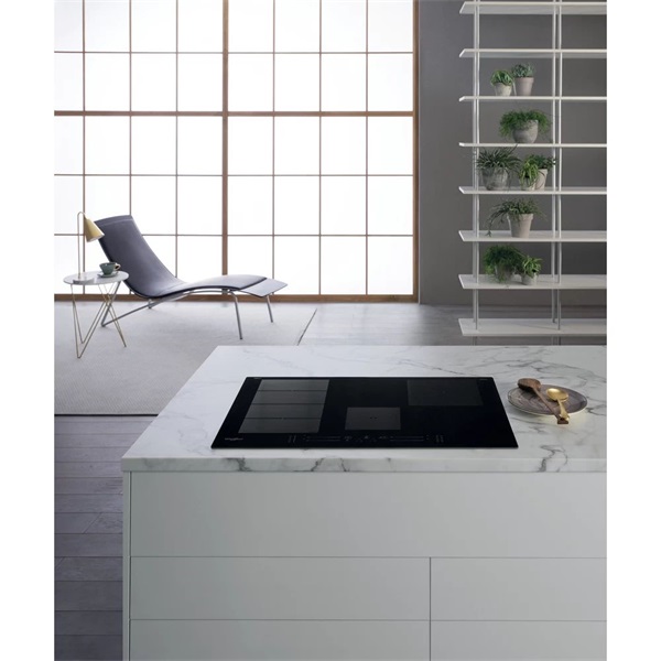 Whirlpool WF S0377 NE/IXL fekete, beépíthető, indukciós, főzőzóna: 4, beépíthető méret: 56cm, főzőlap