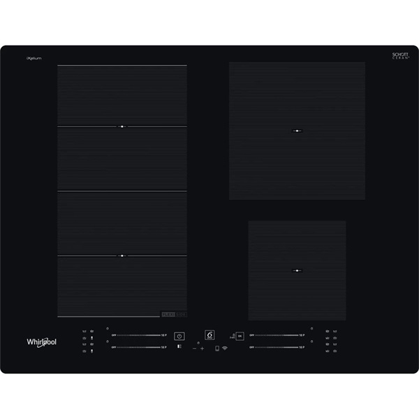 Whirlpool WF S2765 NE/IXL fekete, beépíthető, indukciós, főzőzóna: 4, beépíthető méret: 56cm, főzőlap