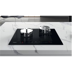 Whirlpool WF S2765 NE/IXL fekete, beépíthető, indukciós, főzőzóna: 4, beépíthető méret: 56cm, főzőlap