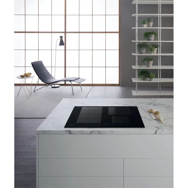 Whirlpool WF S2765 NE/IXL fekete, beépíthető, indukciós, főzőzóna: 4, beépíthető méret: 56cm, főzőlap