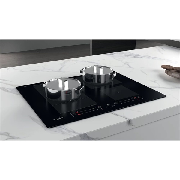 Whirlpool WF S2765 NE/IXL fekete, beépíthető, indukciós, főzőzóna: 4, beépíthető méret: 56cm, főzőlap