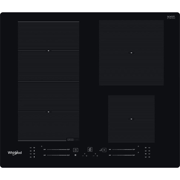 Whirlpool WF S7560 NE fekete, beépíthető, indukciós, főzőzóna: 4, beépíthető méret: 56cm, főzőlap