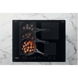 Whirlpool WF S7560 NE fekete, beépíthető, indukciós, főzőzóna: 4, beépíthető méret: 56cm, főzőlap